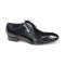 Duca Di Matiste "Arpino" Black Genuine Italian Calf Leather Lace-Up Shoes.